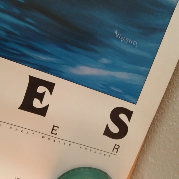 Vintage Whales Forever Wyland Studios 1984 Poster - Picture 4 of 6